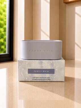Fenty Skin Soap Dish Drainable Travel Cocoa Cleans’r